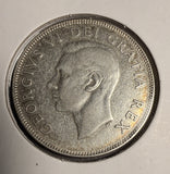 1952 Canadian Half Dollar, AU+. (18702)