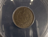 1860 Indian Head Cent, AU50 ANACS (18706)