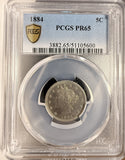 1884 Liberty 'V' Nickel PR65 PCGS (18732)