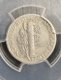 1942/1 Mercury Head Dime, VF25 PCGS, (18762)