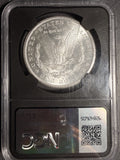 1881-S Morgan Silver Dollar, NGC, Brilliant Unc. Original Bag Frag, (18808)