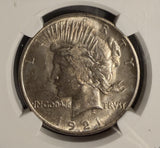 1921 Peace Silver Dollar, MS65 NGC (18860)