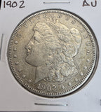 1902 Morgan Silver Dollar, AU. (18893)