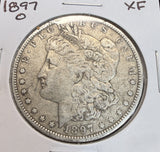 1897-O Morgan Silver Dollar, XF. (18897)