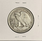 1918-D Walking Liberty Half Dollar, VF (18977)