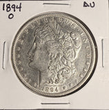 1894-O Morgan Silver Dollar, AU+ Details. (19052)