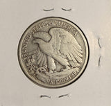 1918-D Walking Liberty Half Dollar, VF (19070)