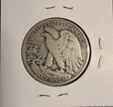 1920-D Walking Liberty Half Dollar, Fine (19086)