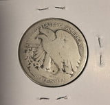 1921 Walking Liberty Half Dollar, Circulated (19092) Key Date