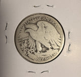 1921 Walking Liberty Half Dollar, Circulated (19094) Key Date