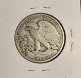 1935-S Walking Liberty Half Dollar, VF. (19118)