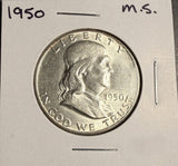 1950 Franklin Half Dollar, Choice Uncirculated. (19126)