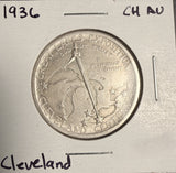 1936 Cleveland/Great Lakes Expo Half Dollar, Choice AU+. (19148)