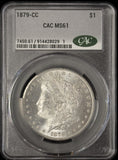 1879-CC Morgan Silver Dollar, CACG MS61, Key Date (19174)