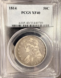 1814 Capped Bust Half Dollar, O-105. XF40 PCGS (19241)