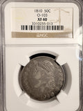 1810 Capped Bust Half Dollar, XF40 NGC (19245)