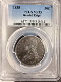 1838 Capped Bust Half Dollar, VF35 PCGS  (19248)