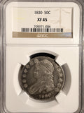 1830 Capped Bust Half Dollar, O-103. XF45, NGC  (19256)
