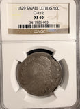 1829 Capped Bust Half Dollar, O-112. XF40 NGC  (19260)