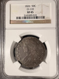 1826 Capped Bust Half Dollar, O-110. XF45 NGC  (19264)