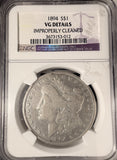 1894-P Morgan Silver Dollar, VG Details NGC (19274)