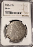 1879-CC Morgan Silver Dollar, AU53 NGC (19288)