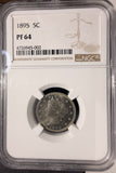 1895 Liberty "V" Nickel, PF64 NGC (19320)