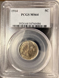 1914 Buffalo Nickel, MS64 PCGS (19322)