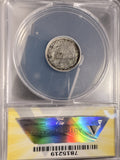 1902 Barber Dime, AU55 ANACS. (19330)