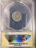 1911-S Barber Dime, AU58 ANACS. (19344)