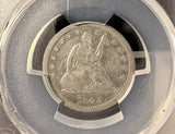 1843-O Seated Liberty Quarter, VF30 PCGS (19350)
