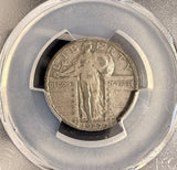 1927-S Standing Liberty Quarter, F-15 PCGS (19362)