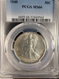 1940 Walking Liberty Half Dollar, MS66 PCGS  (19382)