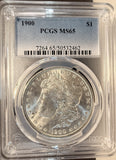 1900 Morgan Silver Dollar, MS65 PCGS (19430) PQ