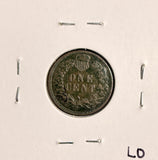 1886 T-2 Indian Head Cent VF,  (19498)