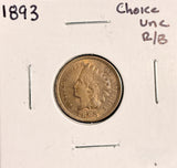 1893 Indian Head Cent Choice Uncirculated R/B,  (19504)