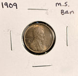 1909-P Lincoln Wheat Cent, Choice Uncirculated BN,  (19514)