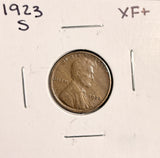 1923-S Lincoln Wheat Cent, Nice XF+,  (19550)