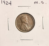 1924 Lincoln Wheat Cent, Nice Uncirculated,  (19554)