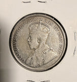 1929 Canadian George Half Dollar, F/VF (19566)