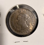 1891 S.D  L-L Canadian Victoria Large Cent, MS60+BN (19568).