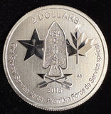 2015 Canada "Special Service Force, Canada/USA 1/2oz Silver .9999