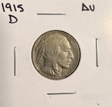 1915-D Buffalo Nickel, Nice AU, (19589)