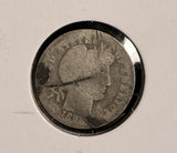 1895-O Barber Dime, Nicely Circulated. (19602)