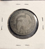 1819 L-9 Capped Bust Quarter, Nicely Circulated. (19623)