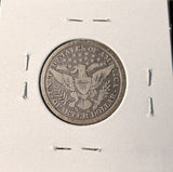1897-O Barber Quarter, Nice Fine.  (19632)