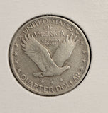 1919-D Standing Liberty Quarter, Nice VF (19650)