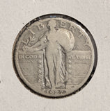 1927-D Standing Liberty Quarter, Nicely Circulated  (19656)