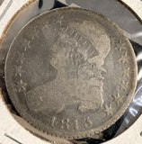 1813 Capped Bust Half Dollar, O-101a  R.4. Nicely Circulated (19680)