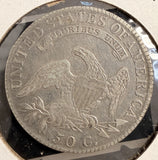 1819/8 L-9 Capped Bust Half Dollar, O-102  R.2. Nice VF  (19688)